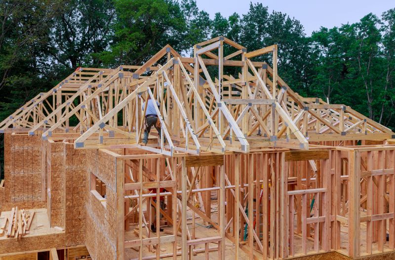 Roof Trusses Installation